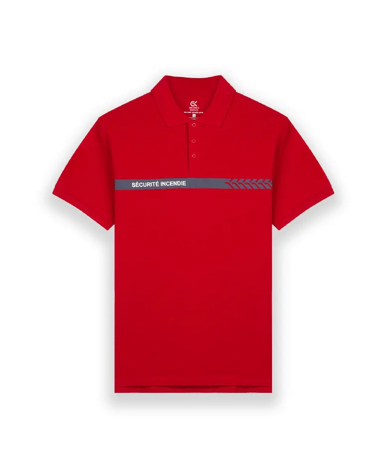 Polo manches courtes sécurité incendie – GK SAFETEK® - XS GK SAFETEK