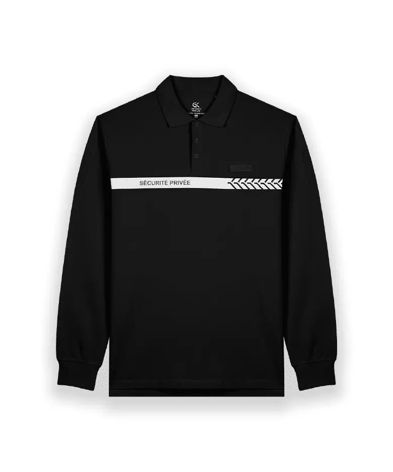 Polo Manches Longues Sécurité Privée – GK SAFETEK® - XS GK SAFETEK