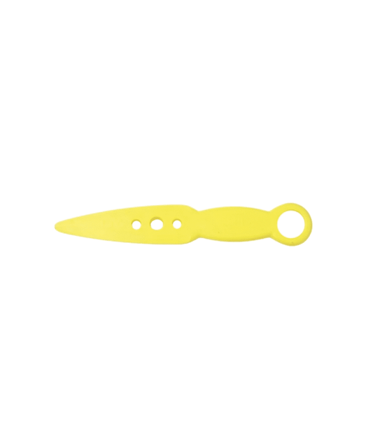 Couteau d'entraînement jaune