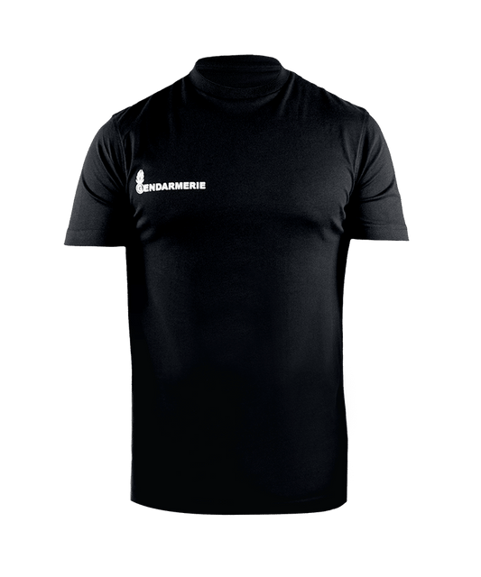 T-shirt Gendarmerie - Inscription blanche - 4XL