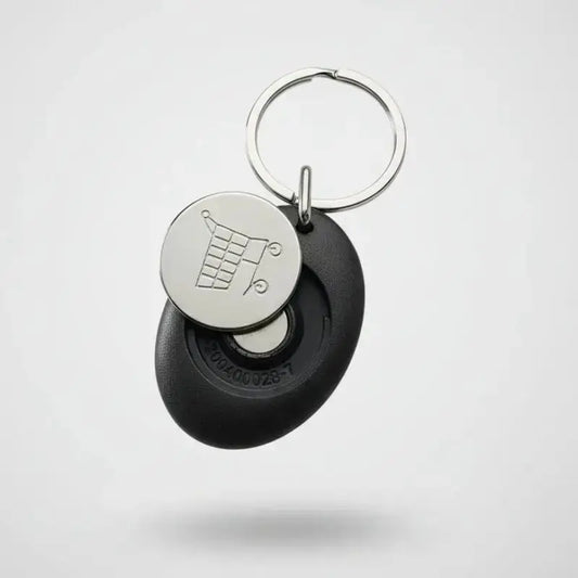 Porte-clé DCPJ avec Jeton de Caddie Vetiforces