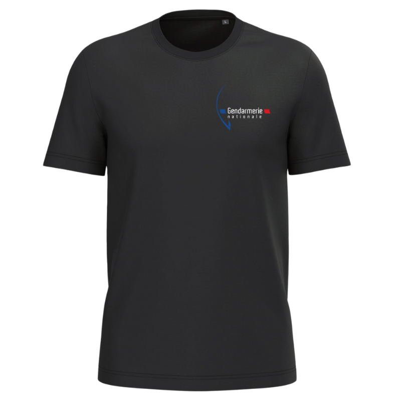 T-shirt à manche courte, 100% coton bio Gendarmerie Nationale