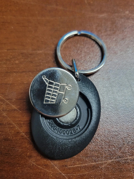 Porte-clé CRS avec Jeton de caddie