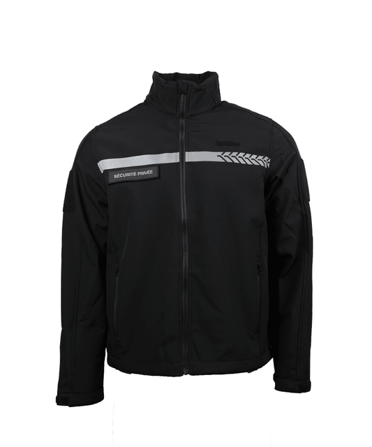 Softshell sécurité privée avec bandes HV – GK SAFETEK®️ - XS