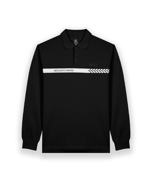 Polo Manches Longues Sécurité Privée – GK SAFETEK® - XS