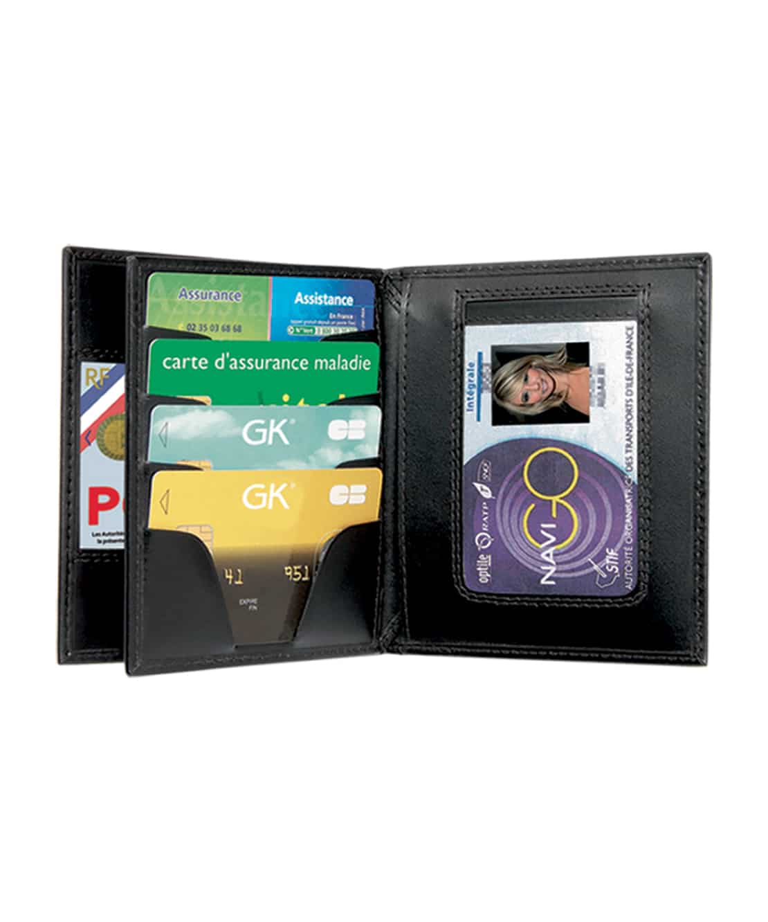 Porte-carte horizontal 3 volets