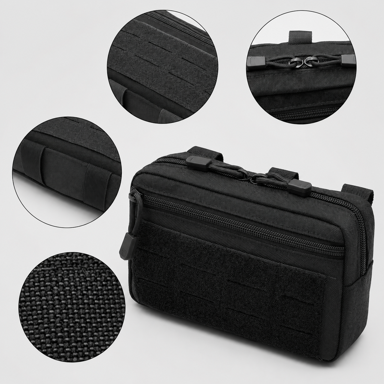 Pochette MOLLE Police Gendarmerie – Sacoche utilitaire pour gilet tactique Vetiforces