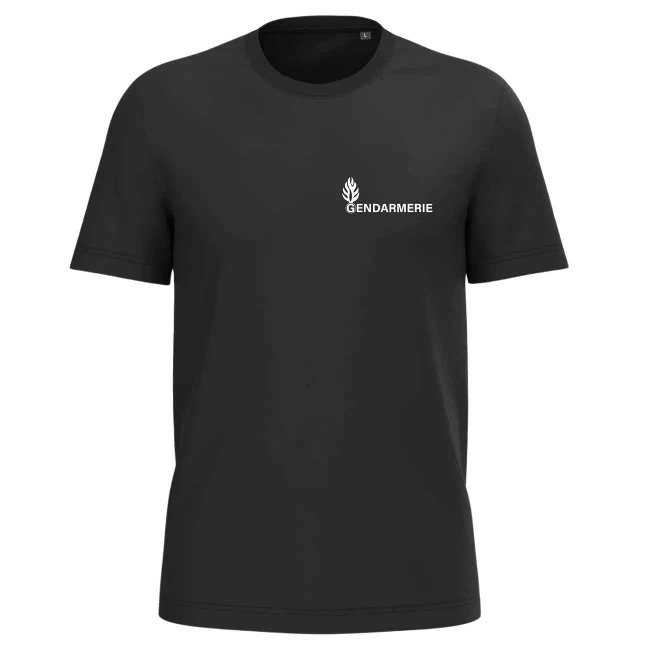 T-shirt Gendarmerie - Inscription blanche GK